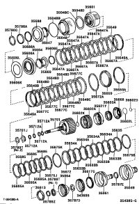 3504950010-Hub sub-assy, reverse clutch