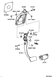 4710650020-PEDAL SUB-ASSY, BRAKE