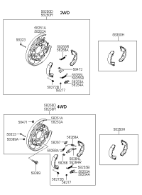 582582E000-Operating lever assy