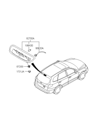 989302B000-Nozzle assy-rr washer