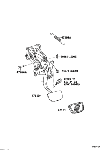 4712130090-Pad, brake pedal