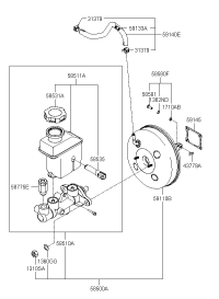 585000M100-BOOSTER ASSY-MASTER CYLINDER A
