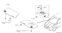 96400JE50A-SUNVISOR ASSY-RH
