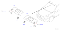 964002DU1B-Visor, rh