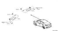 964005MA0A-SUNVISOR ASSY-RH