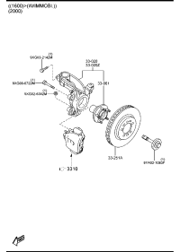 BS1A3315XB-Hub, wheel