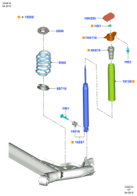 ED8C18080AC-Shock Absorber Assy