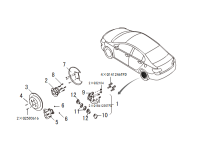 3301310XKZ16A-Bush assy-rr strg lh