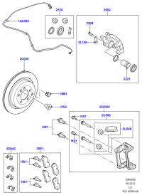 SOE000023-BRAKE WEAR SENSOR / L319