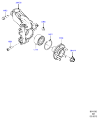 BV611104APA-WHEEL HUB REAR-EVOQUE