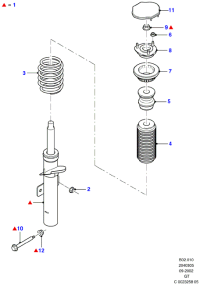 1S7118K045BE-Kit-front suspension strut