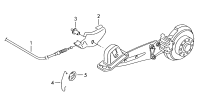 1K0609721BB-Brake cable: