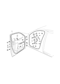 30D831055A-Door assy-rr, lh
