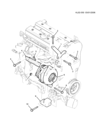 96350033-Stay arm-alternator