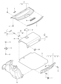 L5C6863361A-PLATE-TRUNK,REAR