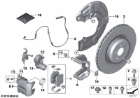 34216885187-BRAKE PAD SET/F20/F30