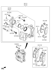 58101G2A00-PAD KIT-FR DISC BRAKE