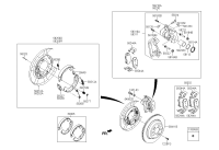 58305B1A00-Shoe & lining kit-rr brake