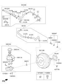 59130B1010-HOSE ASSY-BRAKE BOOSTER VACUUM