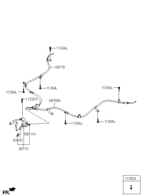 597100Q0009Y-LEVER ASSY-PARKING BRAKE