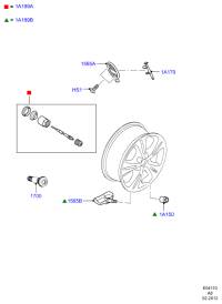 4H231A166AA-Sensor assy-tire pressure monitor