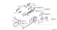82500CZ70A-LOCK & REMOTE CONTROL ASSY-REAR DOOR,RH
