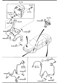 GP9A43310-BRACKET NO 1,A.B.S