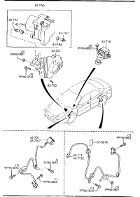 GJ6E43310-BRACKET NO 1,A.B.S