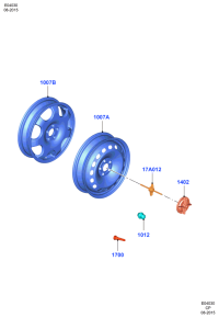 GR2C1015A1B-Wheel assy-spare