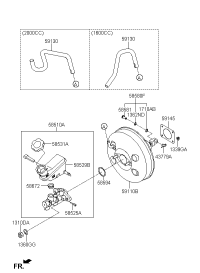 591302X100-HOSE ASSY-BRAKE BOOSTER VACUUM