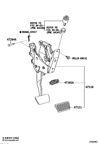 4711058041-SUPPORT ASSY, BRAKE