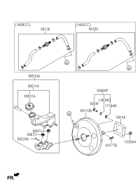 59130F9000-HOSE ASSY-BRAKE BOOSTER VACUUM