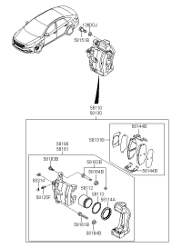 58110C3000-BRAKE ASSY