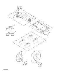 10289025-Protector, rr. disc brake