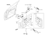 82620D9000KA1-HANDLE ASSY-DR I/S R