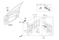 82305F0540TRY-PANEL ASSY-FRONT DOOR TRIM,LH