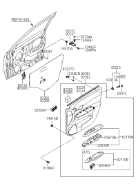 823010M020FZ-PANEL COMPL-FR DR TRIM LH