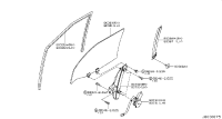 803008H300-GLASS ASSY-DOOR WINDOW RH