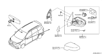 963212GC0A-MIRROR ASSY-INSIDE