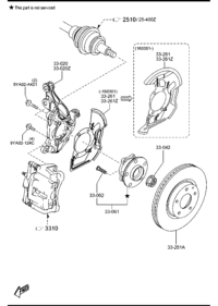 GV9B33021-KNUCKLE(R),STEERING