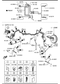 GV9B45150-Tube, rr. brake