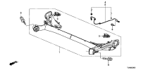 42100T5GH11-Member, rear axle frame