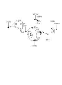 591103D520-BOOSTER ASSY, BRAKE