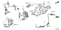 54200TK4A83-Bracket set, select lever