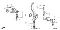 51210TK4A00-KNUCKLE COMP,R FR