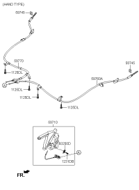 59710H3000-LEVER ASSY-PARKING BRAKE