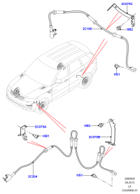 LR033457-SENSOR ASSY-WHEEL SPEED,LH