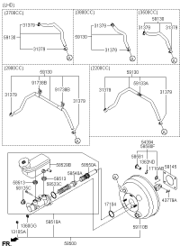 585104D050-CYLINDER ASSY-BRAKE MASTER