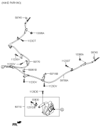 597102W000-LEVER ASSY-PARKING BRAKE
