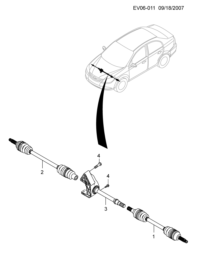 9001572-Shaft, front wheel drive